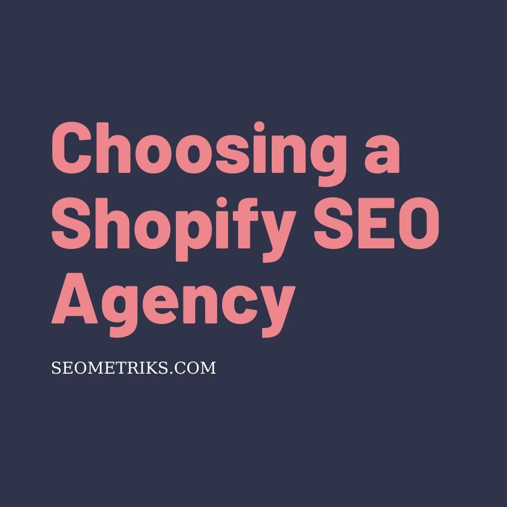 shopify seo agency